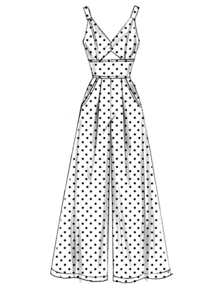 Kleid- und Overall-Schnittmuster - McCall's 7789