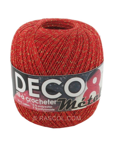 Baumwolle Deko 8 Lurex