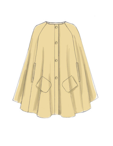 Patron de capes et ceinture - McCall's 7477