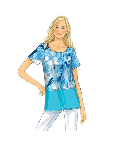 Oberteil-Schnittmuster - Butterick 6214