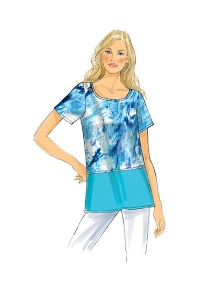 Oberteil-Schnittmuster - Butterick 6214