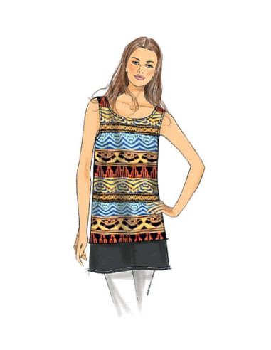 Oberteil-Schnittmuster - Butterick 6214