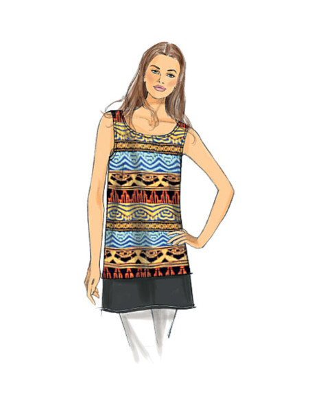 Oberteil-Schnittmuster - Butterick 6214