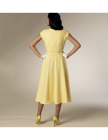 Kleid- und Gürtelmuster - Butterick 6211