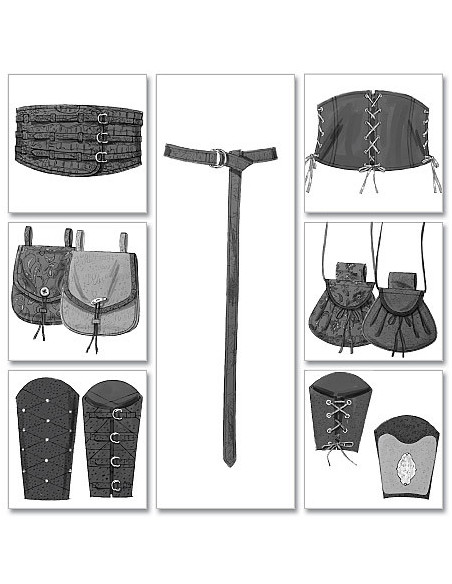 Historisches Zubehörmuster - Butterick 5371