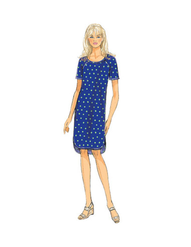 Oberteil, Kleid und Rock Schnittmuster - Butterick 6207