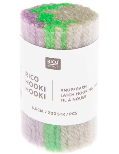 6,5 cm marmoriertes Bindegarn Rico Hooki Hooki