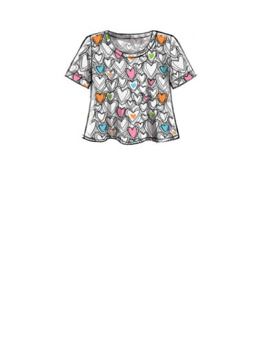 Oberteil, Kleid, Shorts und Hose Schnittmuster - McCall's 7697