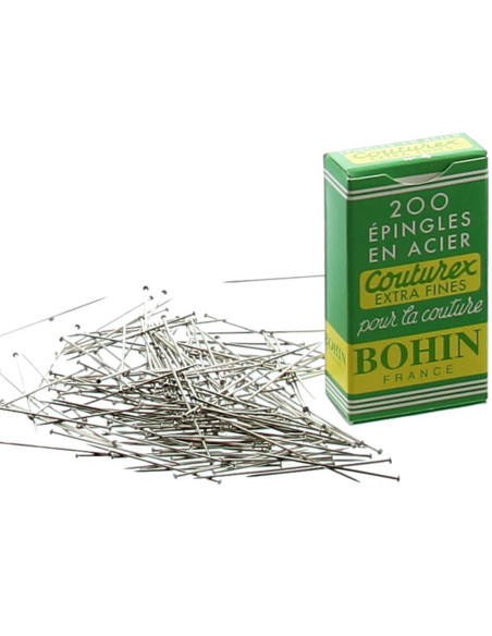 Schachtel mit 200 extra-feinen Nadeln von Bohin