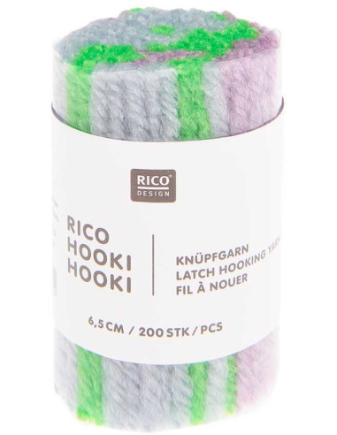 6,5 cm marmoriertes Bindegarn Rico Hooki Hooki