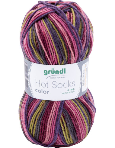 Hot Socks Wolle Farbe Gründl