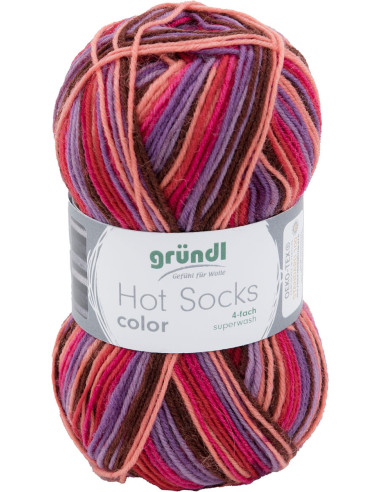 Hot Socks Wolle Farbe Gründl