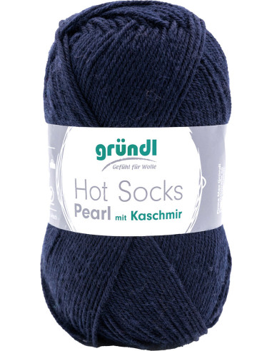 Hot Socks Pearl einfarbige Sockenwolle Gründl