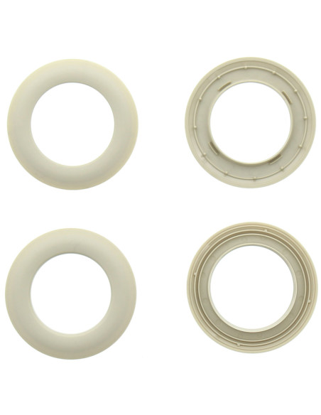 Satz von 8 Vorhangösen Ø44 mm - Matts - Stein