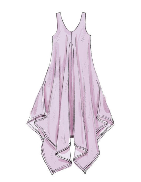 Kleid- und Overall-Schnittmuster - McCall's 7402