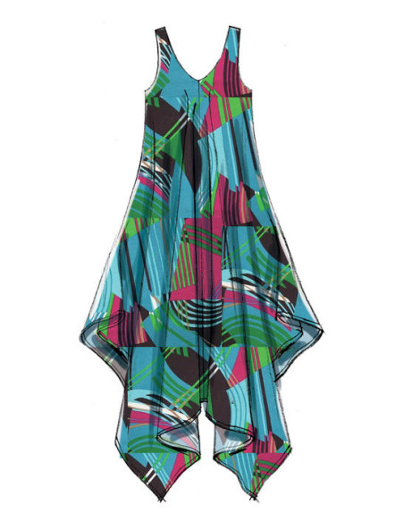 Kleid- und Overall-Schnittmuster - McCall's 7402