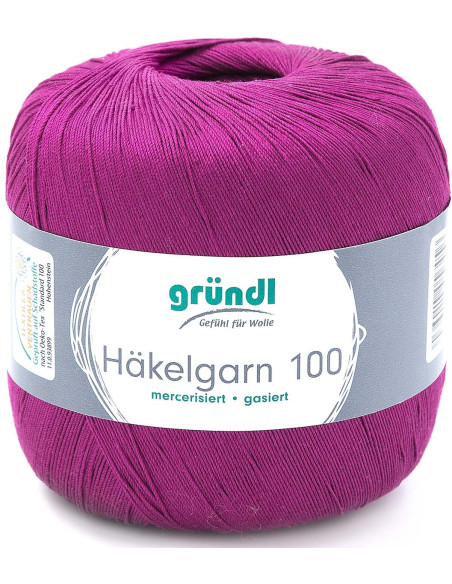 Baumwollhäkelgarn 100 Gründl
