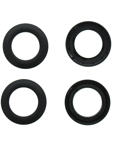 Satz von 8 Vorhangösen Ø44 mm - Matt - Schwarz