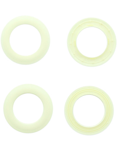 Satz von 8 Vorhangösen Ø44 mm - Matten - Creme
