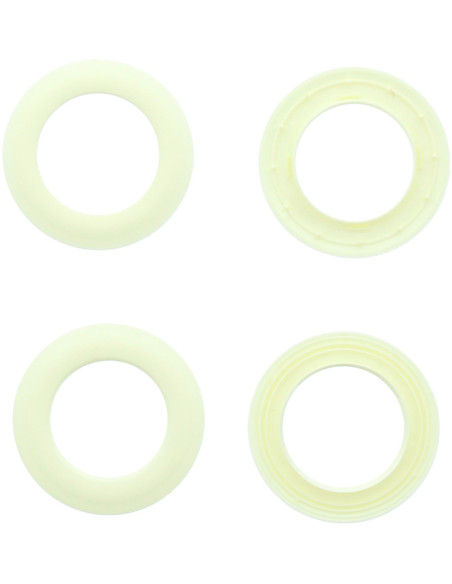 Satz von 8 Vorhangösen Ø44 mm - Matten - Creme