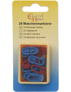 Schachtel mit 24 Maschenaufnehmern