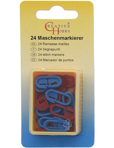 Schachtel mit 24 Maschenaufnehmern
