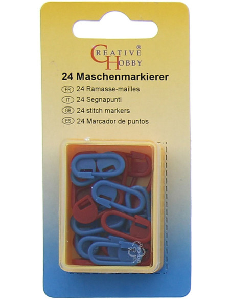 Schachtel mit 24 Maschenaufnehmern