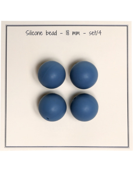 Perles en silicone 18 mm pour hochets, attache tétine bébé