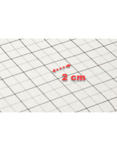 Karierter Seidenpapierrolle für Schnittmuster - 80 cm x 15 Meter 2