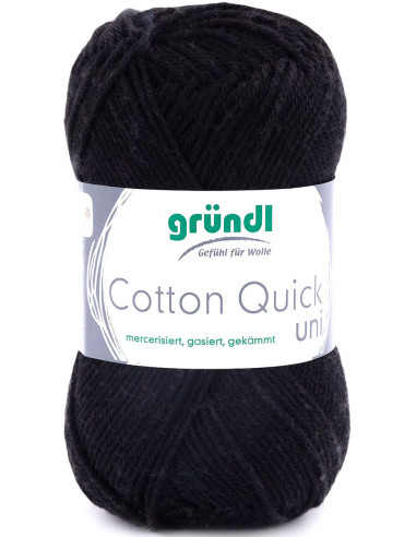 Baumwollgarn Quick Uni Gründl