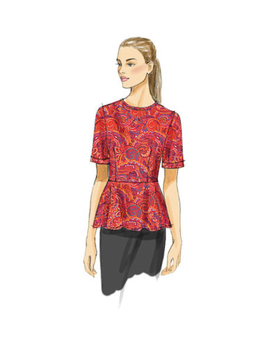 Oberteil-Schnittmuster - Vogue 8815