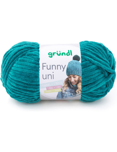 Chenillegarn Funny uni Gründl