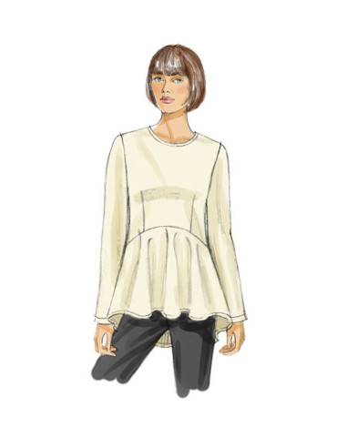 Oberteil-Schnittmuster - Vogue 8815
