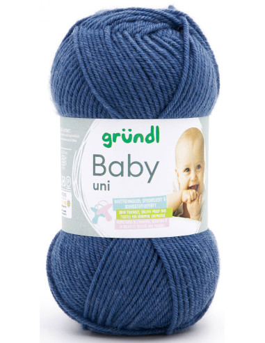 Baby-Einfarbiges Garn Gründl
