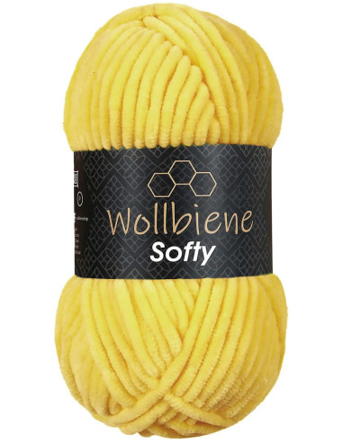 Chenille-Garn Softy Wollbiene
