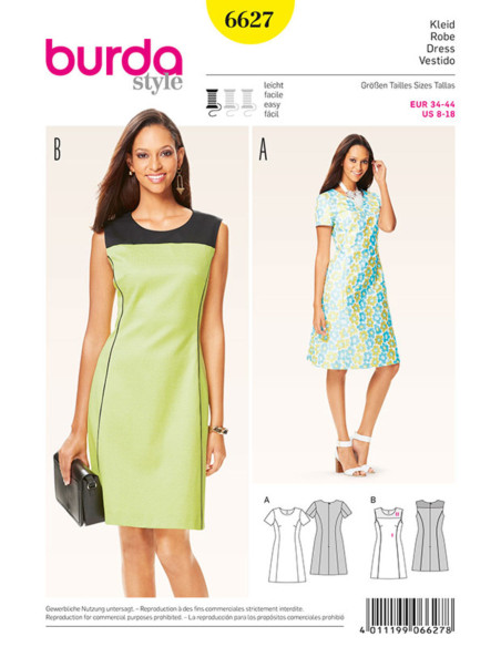 Kleidmuster - Burda 6627
