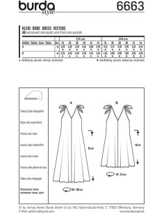 Kleid Schnittmuster - Burda 6663 2