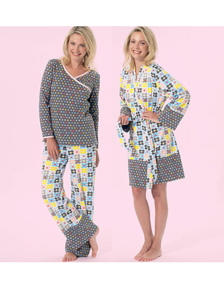 Bademantel-Schnittmuster, Gürtel, Oberteile, Kleid, Shorts und Hose - McCall's 7297