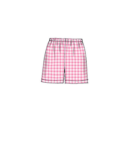 Bademantel-Schnittmuster, Gürtel, Oberteile, Kleid, Shorts und Hose - McCall's 7297