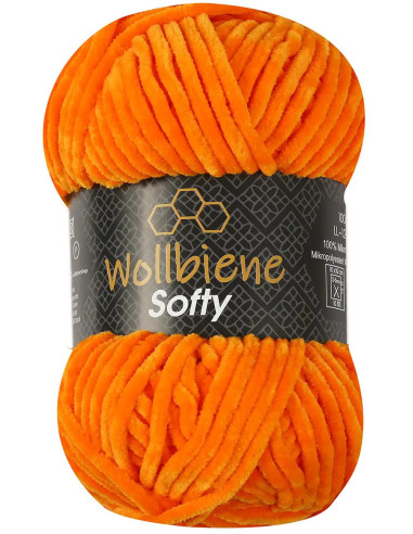 Chenille-Garn Softy Wollbiene