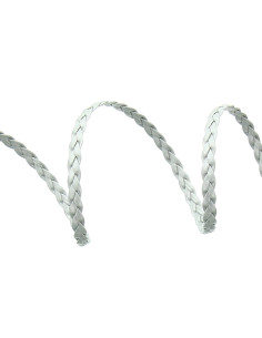 Matte silberne Zopfkette 2