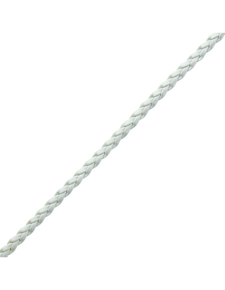 Matte silberne Zopfkette