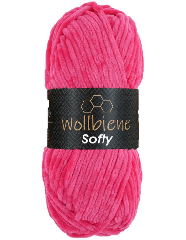 Chenille-Garn Softy Wollbiene