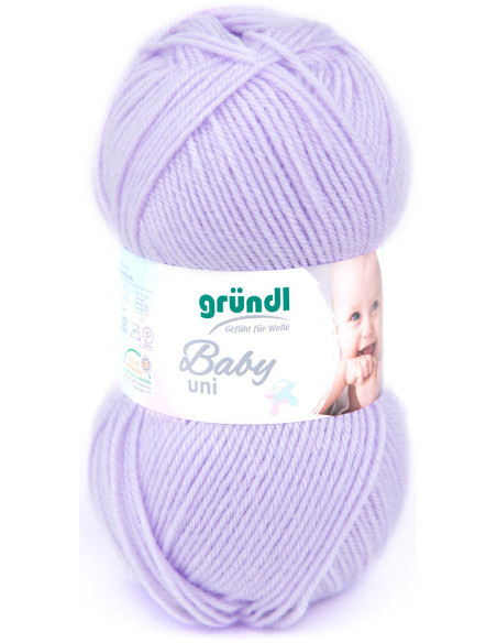 Baby-Einfarbiges Garn Gründl