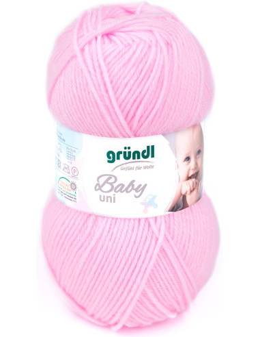 Baby-Einfarbiges Garn Gründl