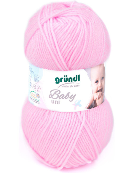 Baby-Einfarbiges Garn Gründl