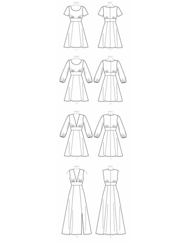 Kleider-Schnittmuster - McCall's 7802