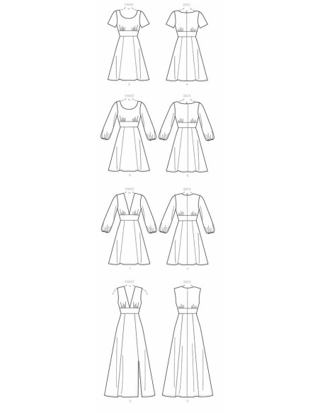 Kleider-Schnittmuster - McCall's 7802