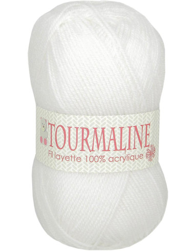 Beutel mit 2 Knäueln Babystrickgarn Turmalin