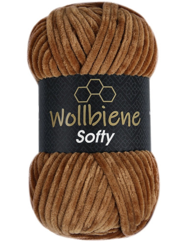 Chenille-Garn Softy Wollbiene